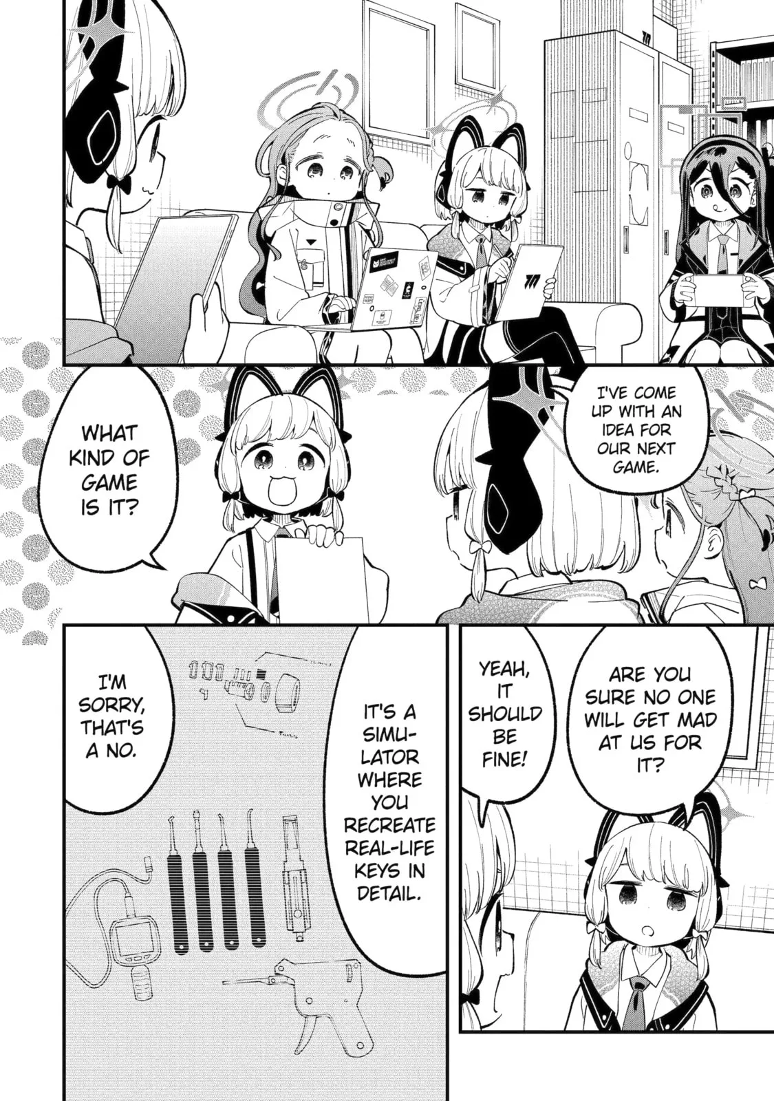 Blue Archive: Game Kaihatsubu Daibouken! Chapter 33 page 6