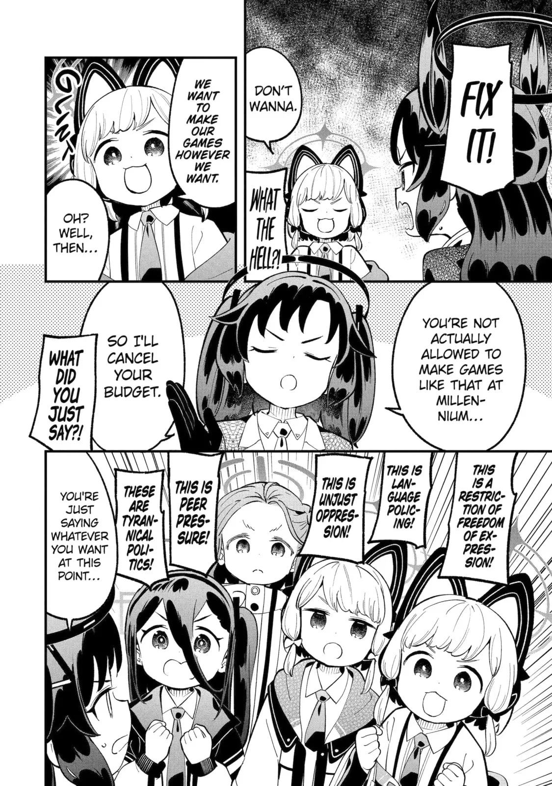 Blue Archive: Game Kaihatsubu Daibouken! Chapter 33 page 4