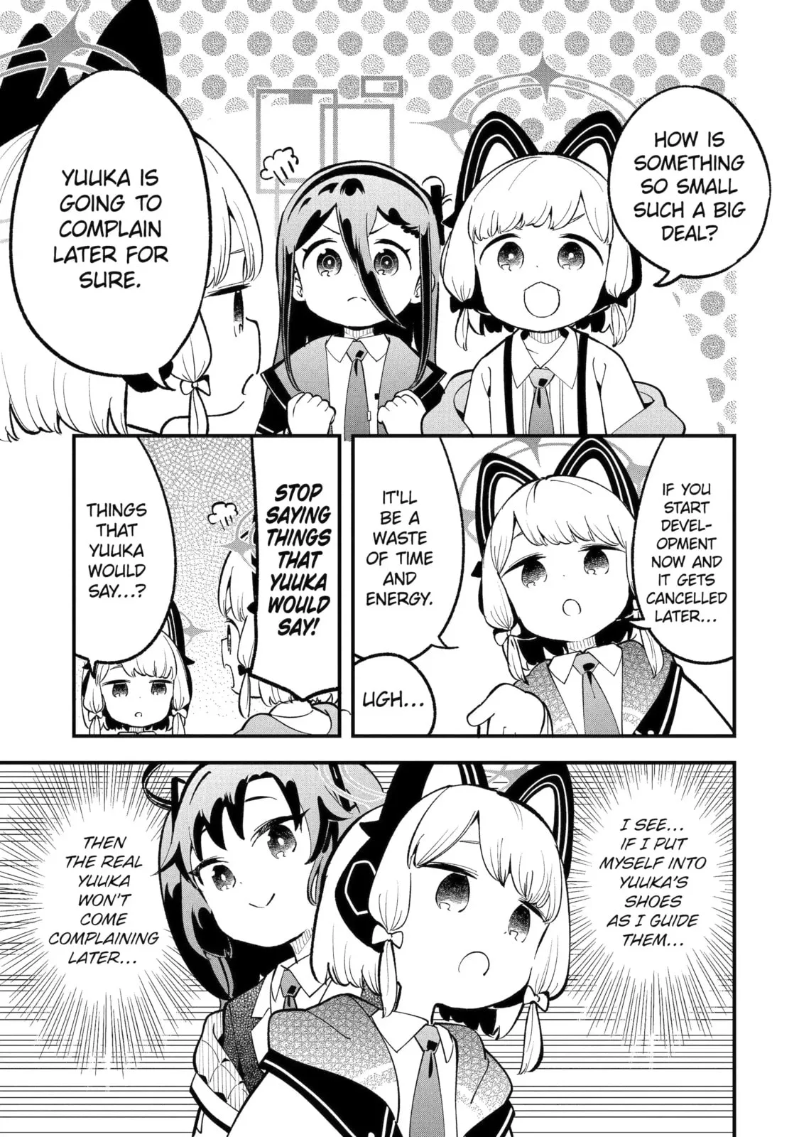 Blue Archive: Game Kaihatsubu Daibouken! Chapter 33 page 9
