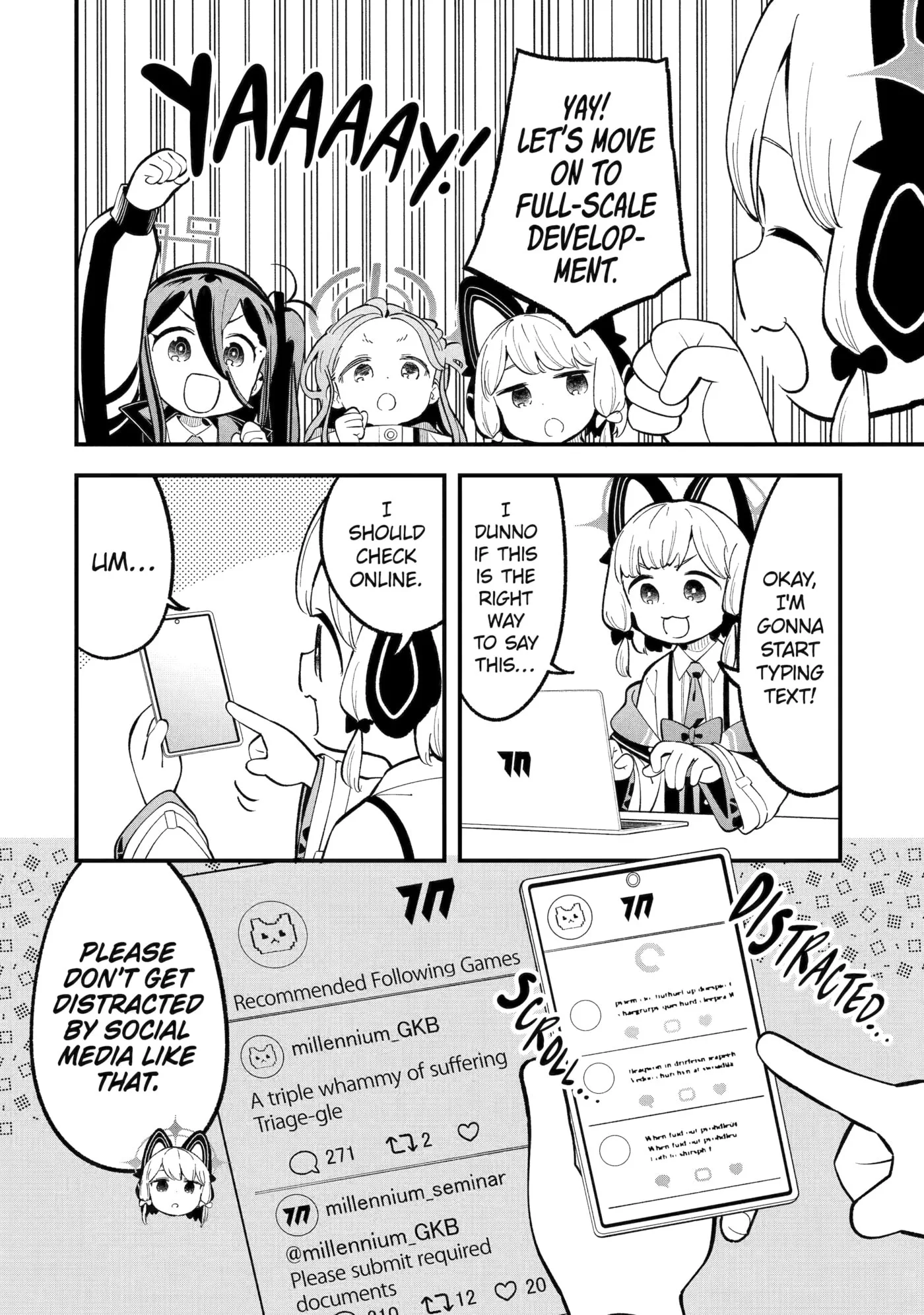 Blue Archive: Game Kaihatsubu Daibouken! Chapter 34 page 2