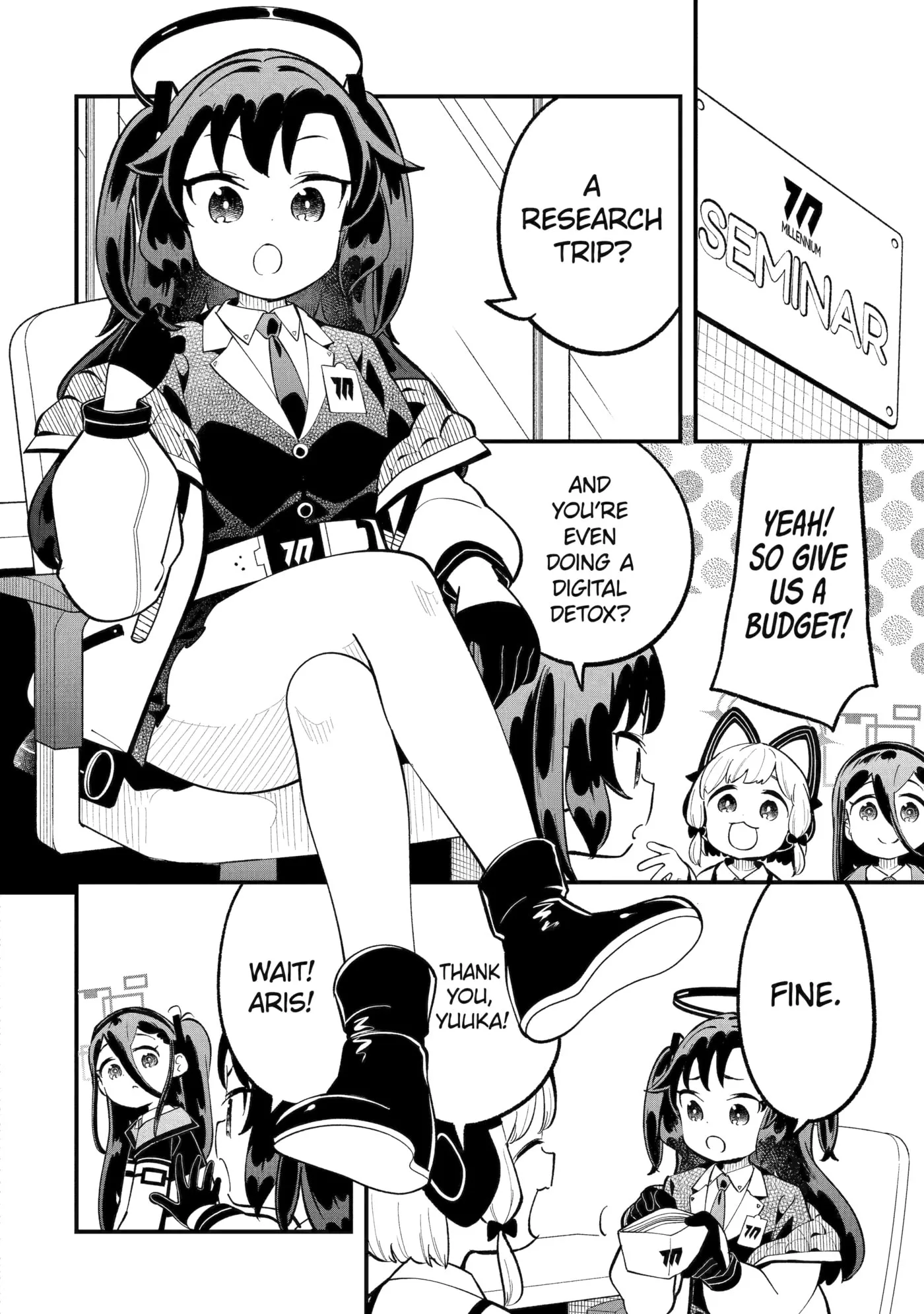 Blue Archive: Game Kaihatsubu Daibouken! Chapter 34 page 6
