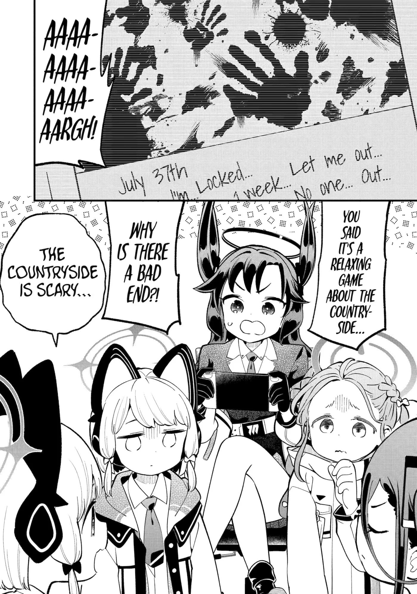 Blue Archive: Game Kaihatsubu Daibouken! Chapter 34 page 35