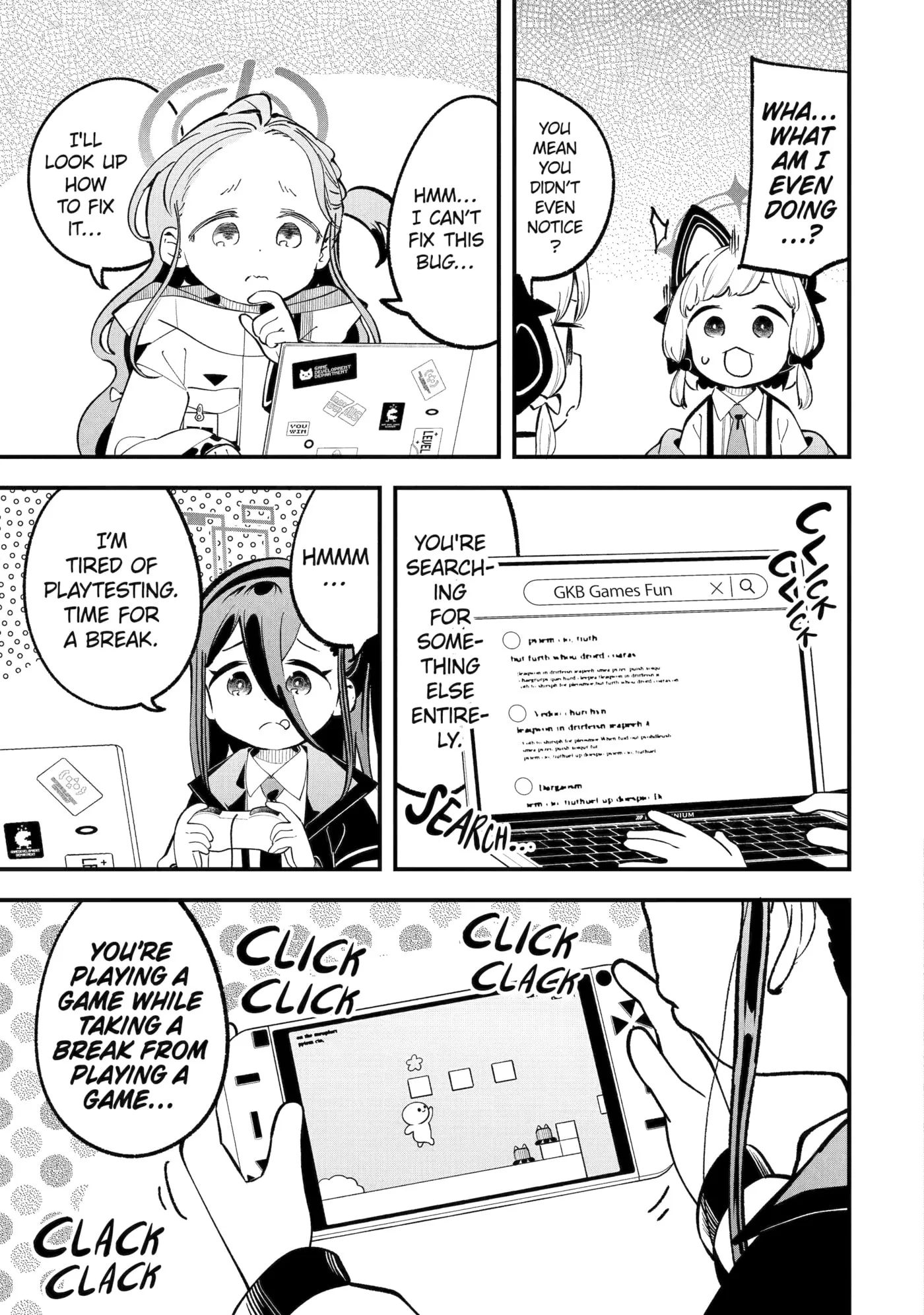 Blue Archive: Game Kaihatsubu Daibouken! Chapter 34 page 3