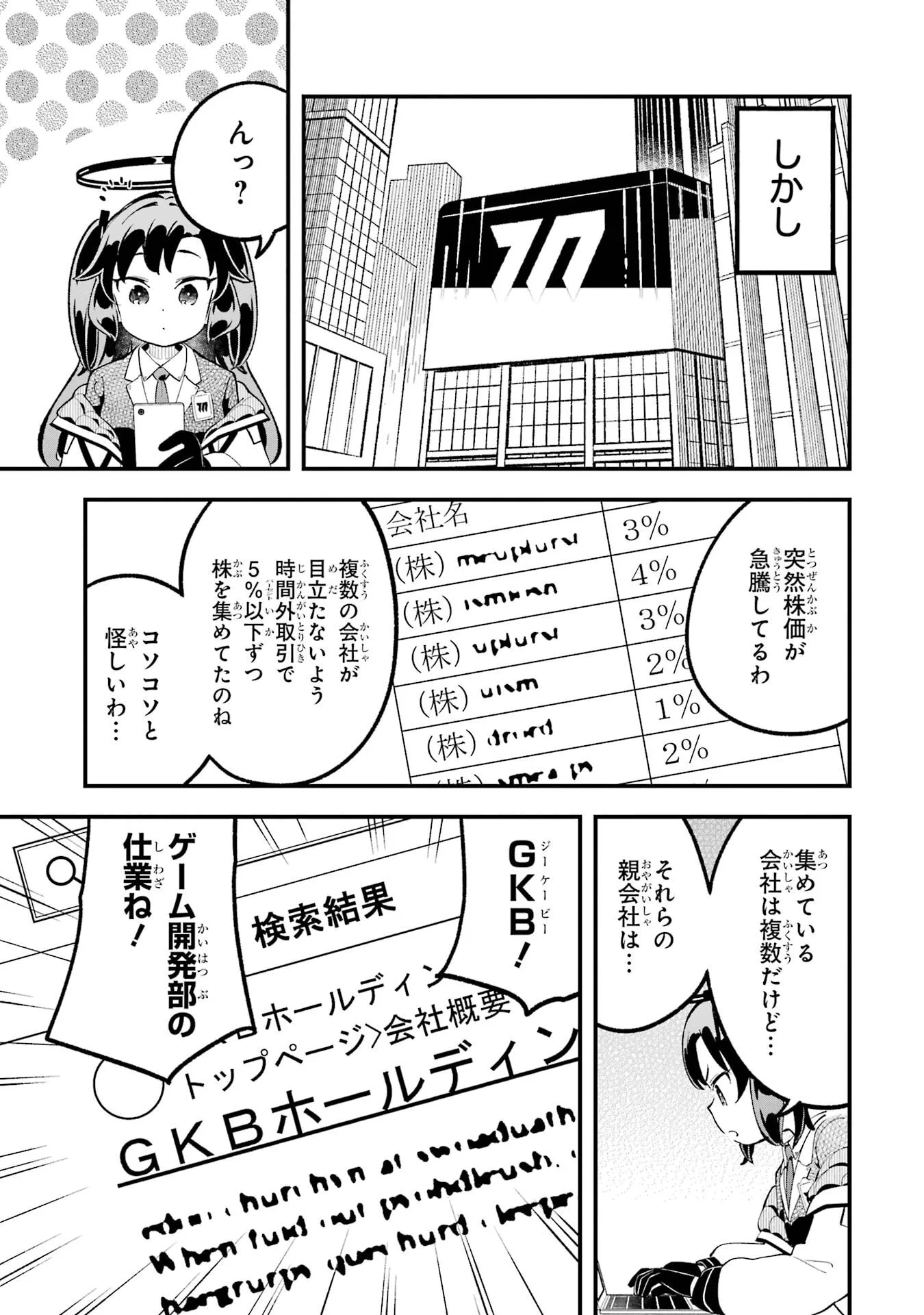 Blue Archive: Game Kaihatsubu Daibouken! Chapter 37.5 page 3