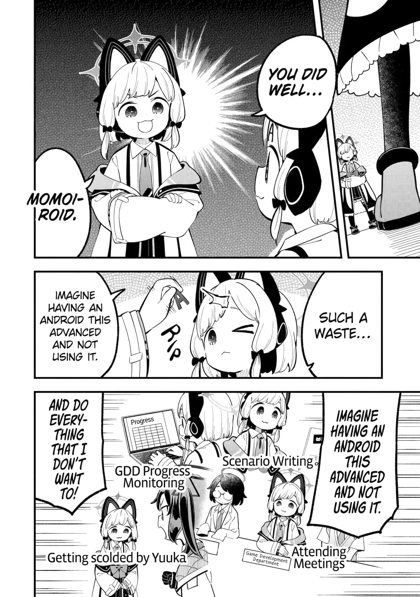 Blue Archive: Game Kaihatsubu Daibouken! Chapter 37 page 14