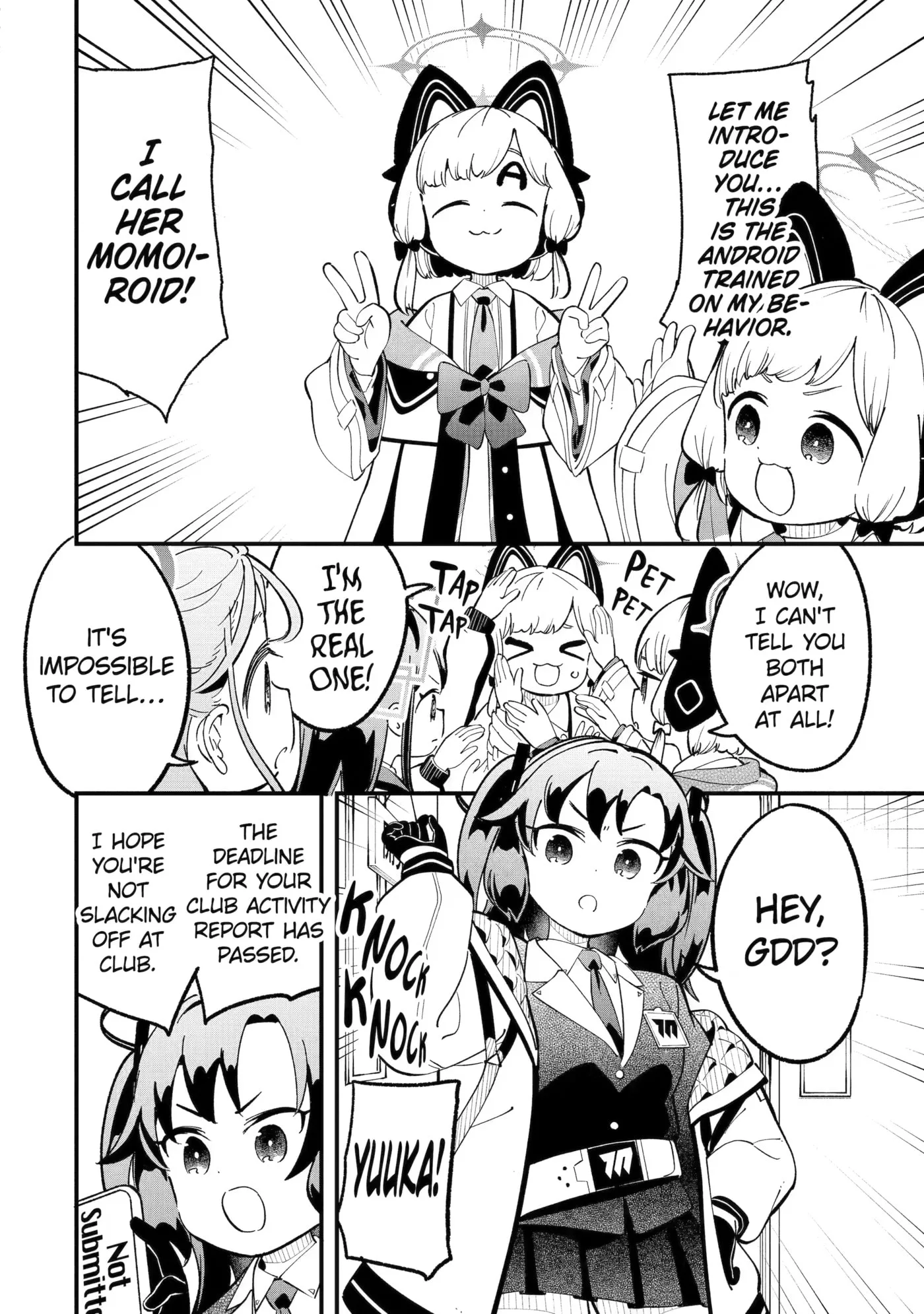Blue Archive: Game Kaihatsubu Daibouken! Chapter 37 page 4
