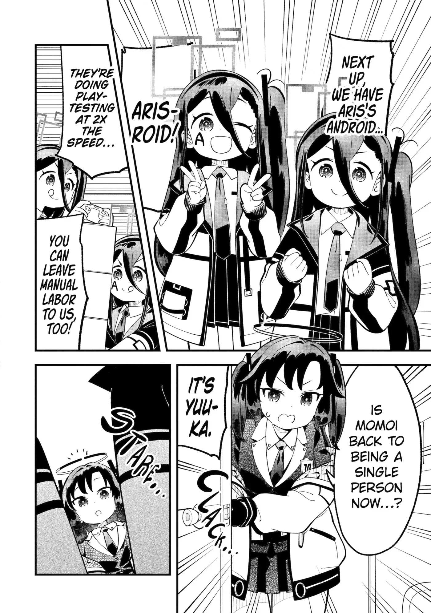 Blue Archive: Game Kaihatsubu Daibouken! Chapter 37 page 8
