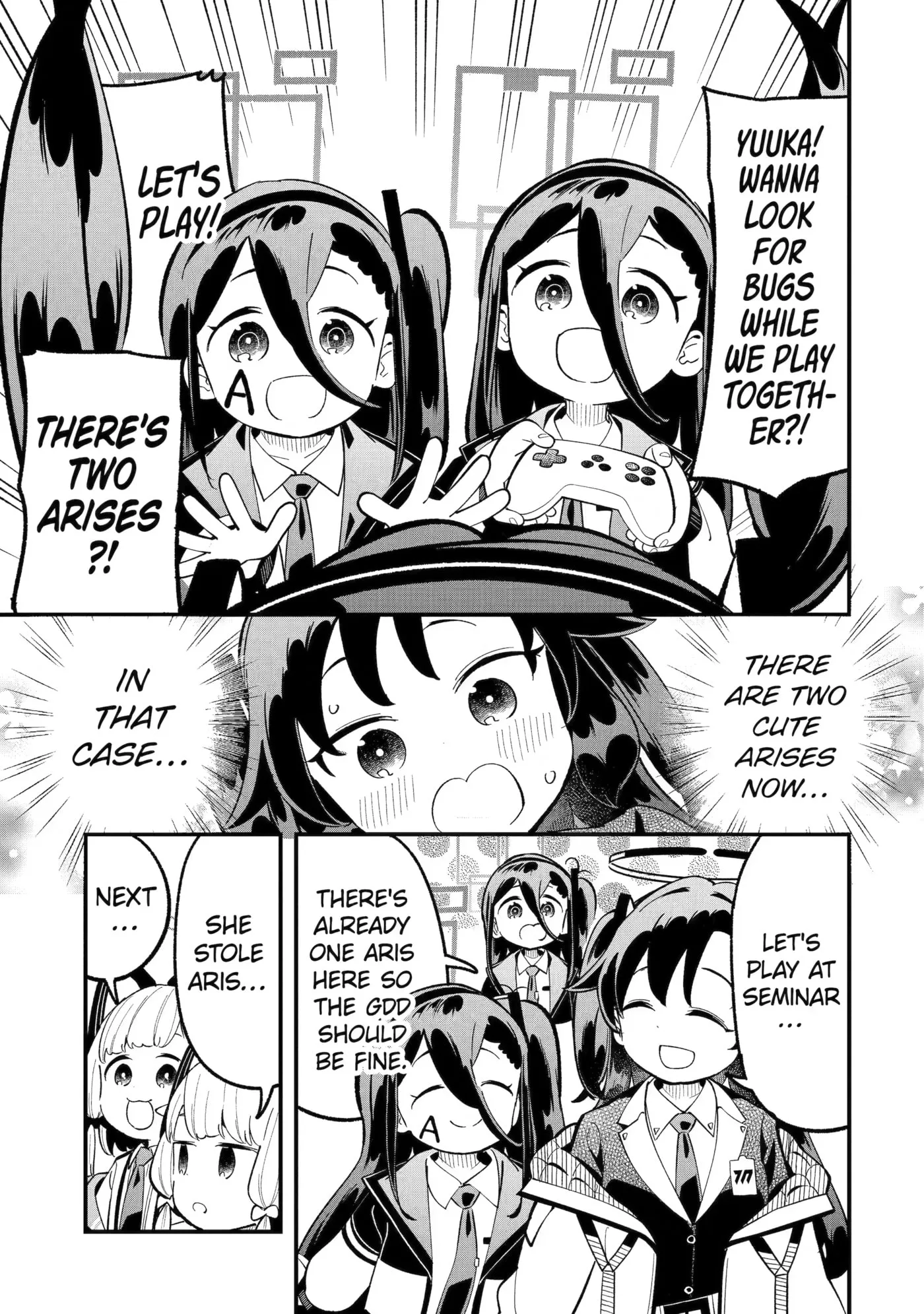 Blue Archive: Game Kaihatsubu Daibouken! Chapter 37 page 9
