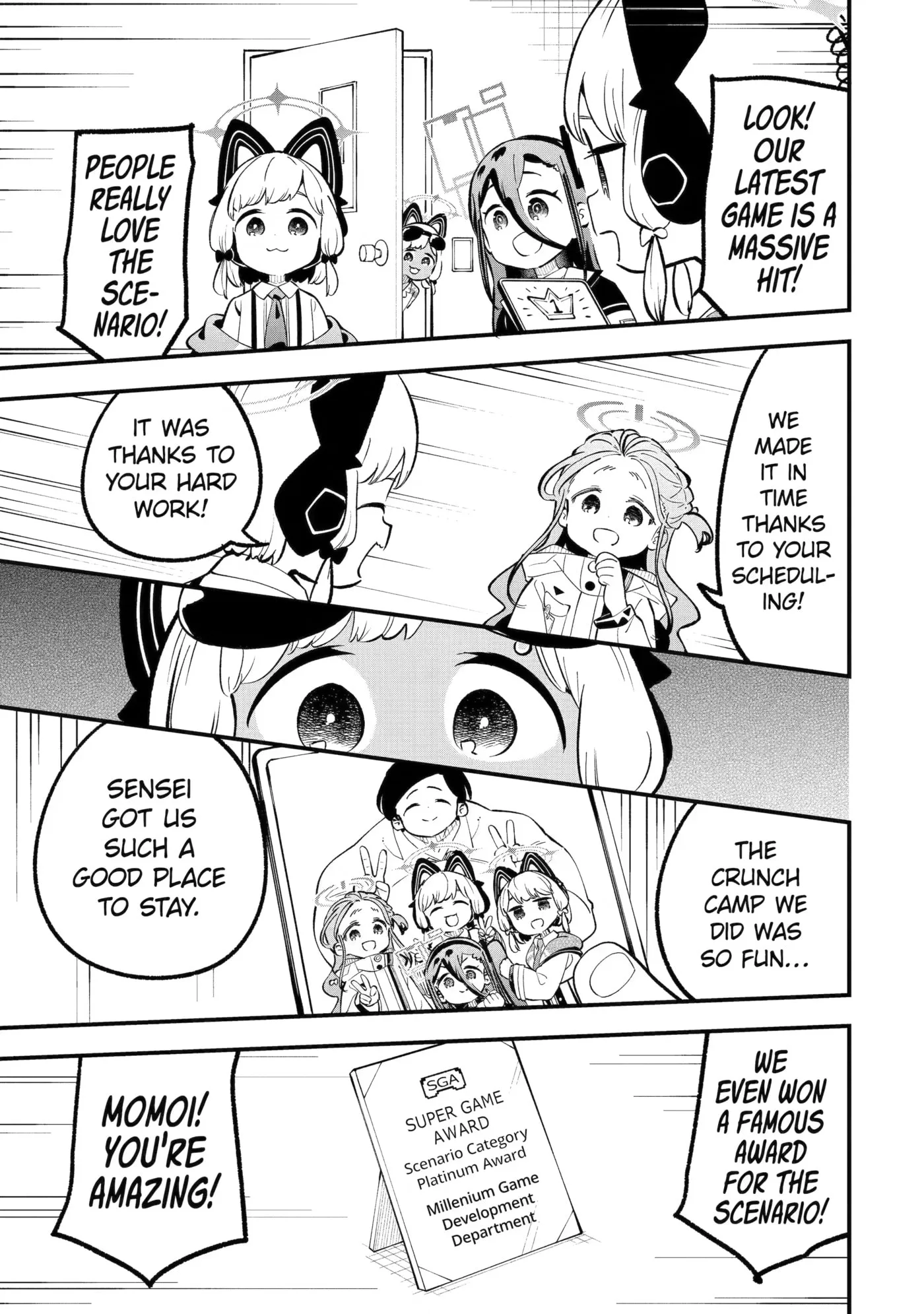 Blue Archive: Game Kaihatsubu Daibouken! Chapter 37 page 17