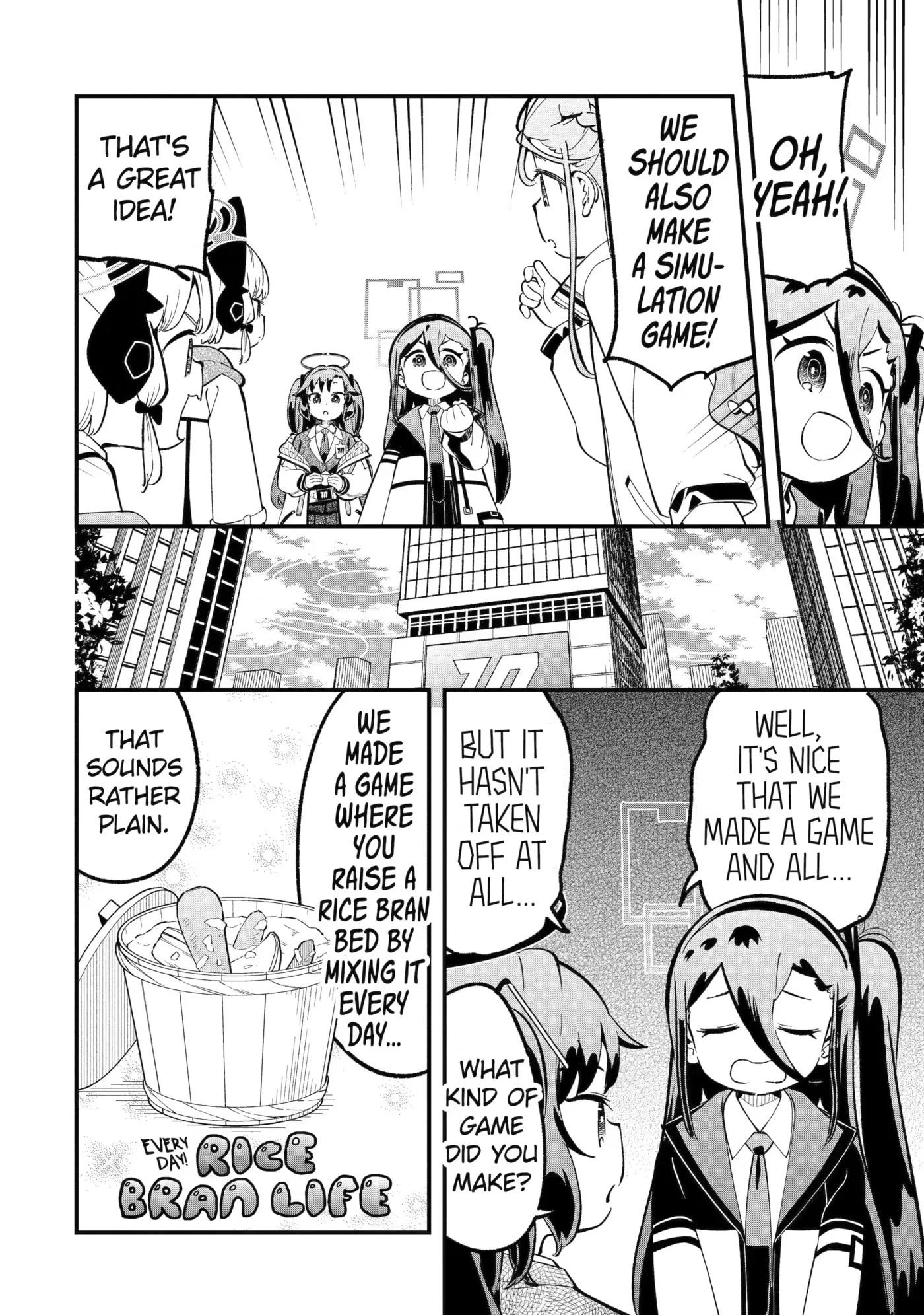 Blue Archive: Game Kaihatsubu Daibouken! Chapter 38 page 4