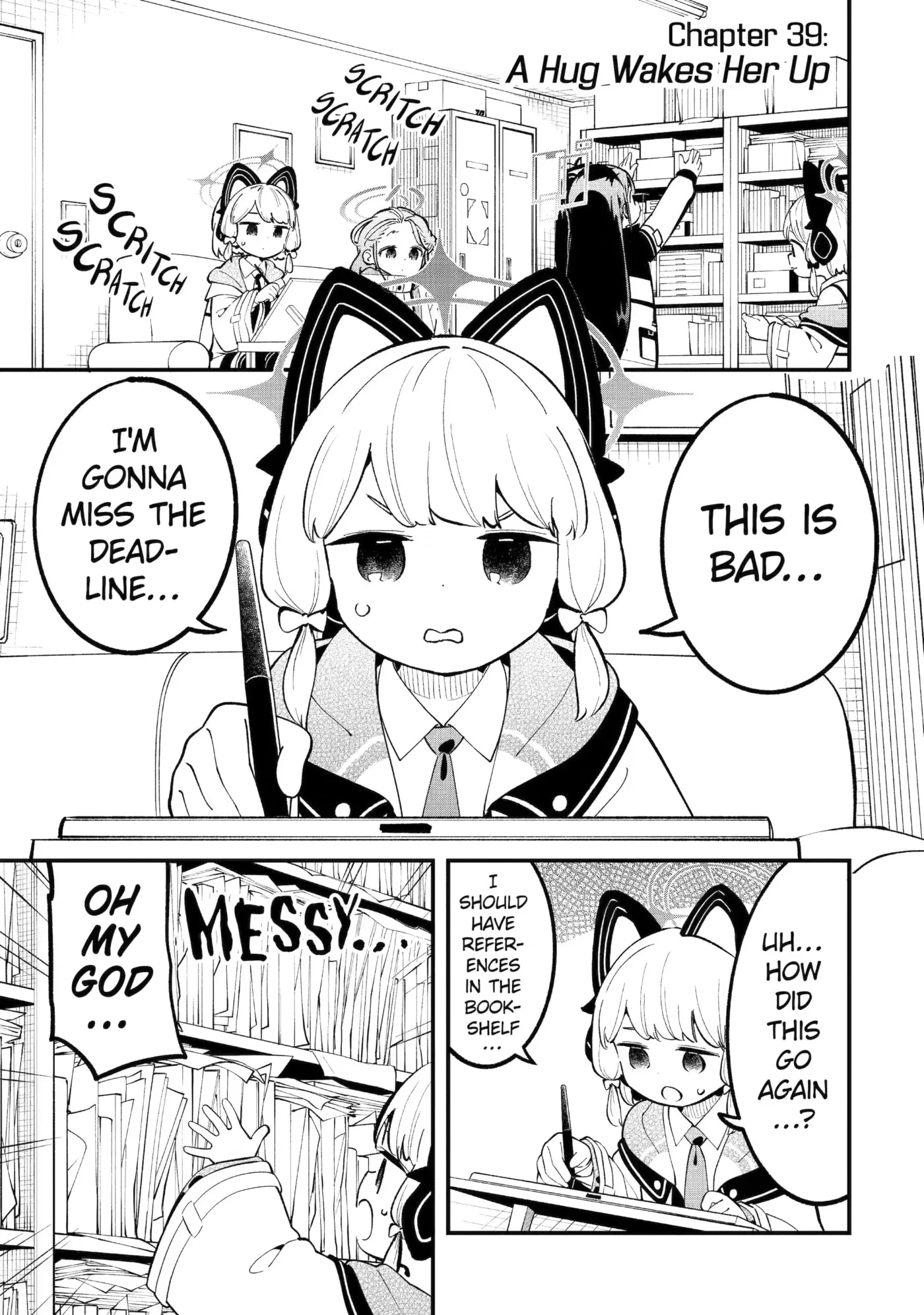 Blue Archive: Game Kaihatsubu Daibouken! Chapter 39 page 1