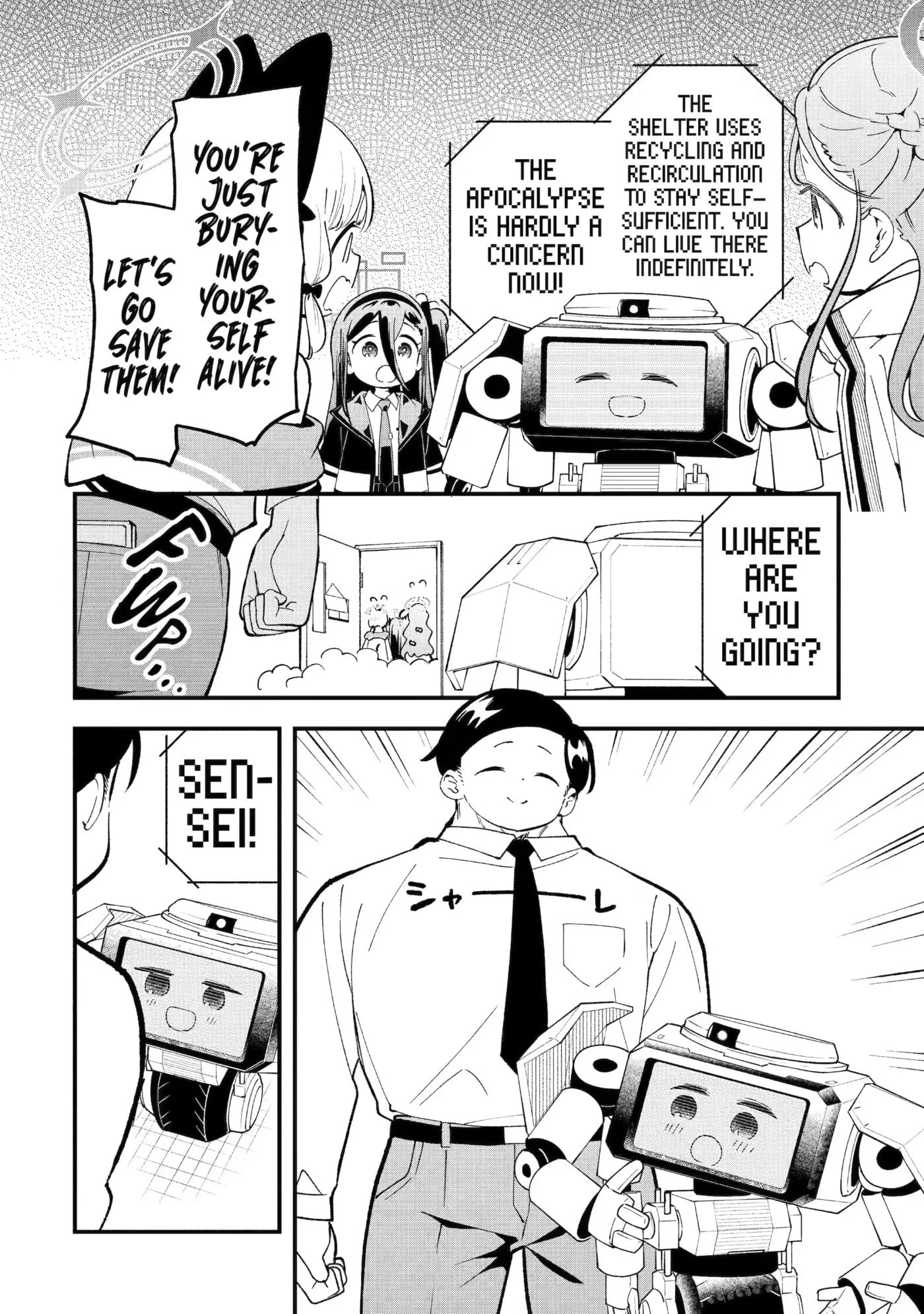 Blue Archive: Game Kaihatsubu Daibouken! Chapter 39 page 28