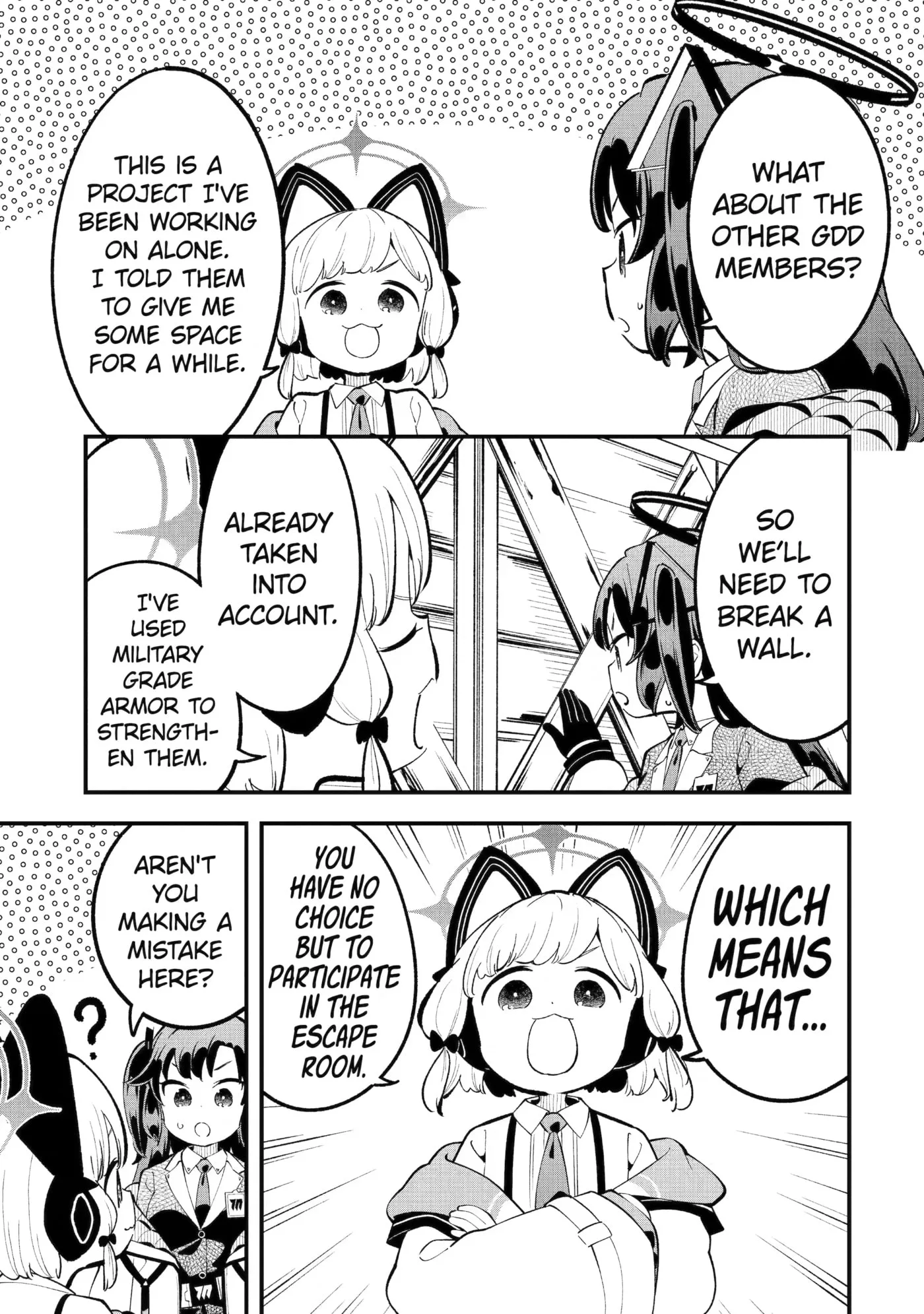 Blue Archive: Game Kaihatsubu Daibouken! Chapter 40 page 9