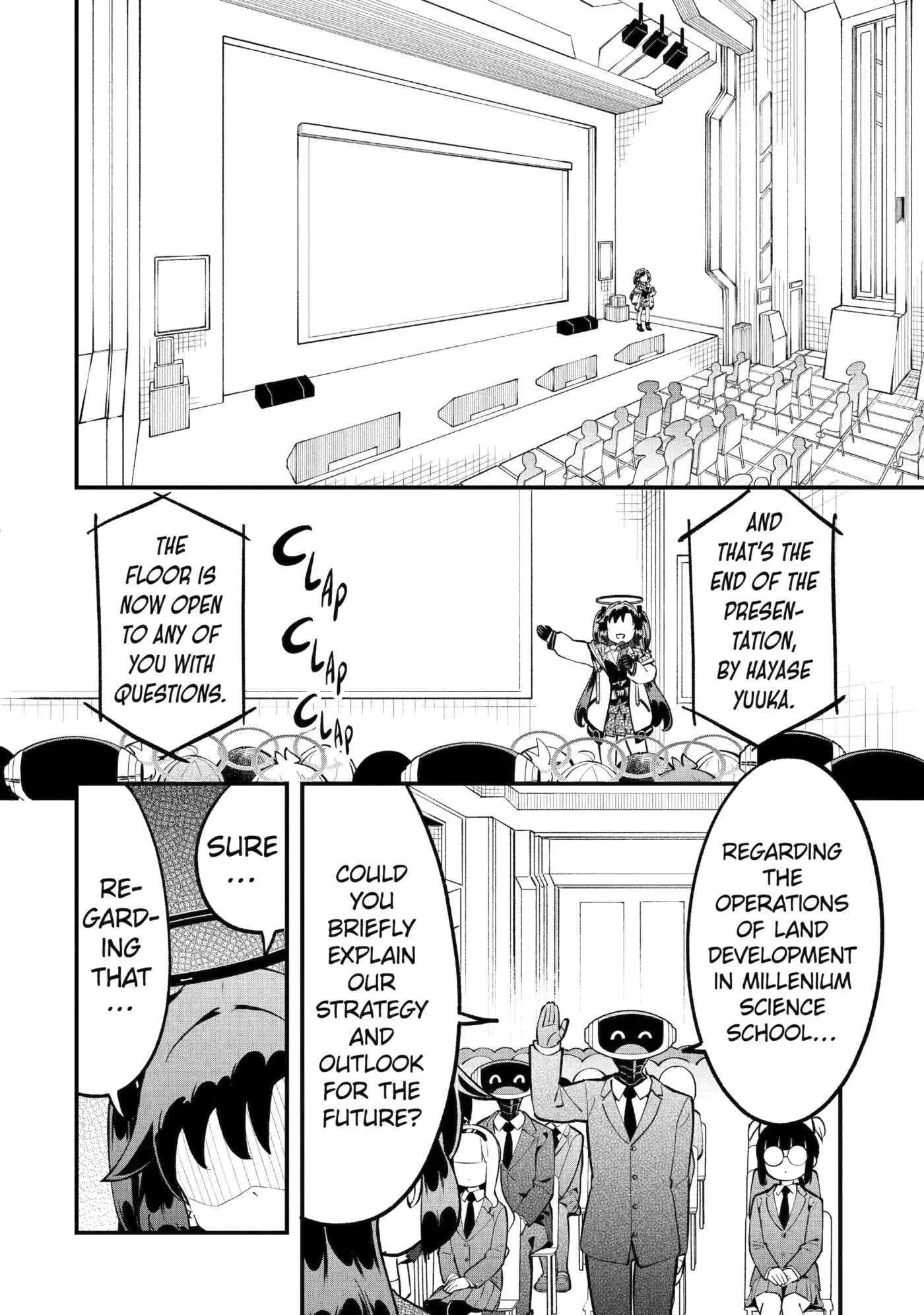 Blue Archive: Game Kaihatsubu Daibouken! Chapter 40 page 30