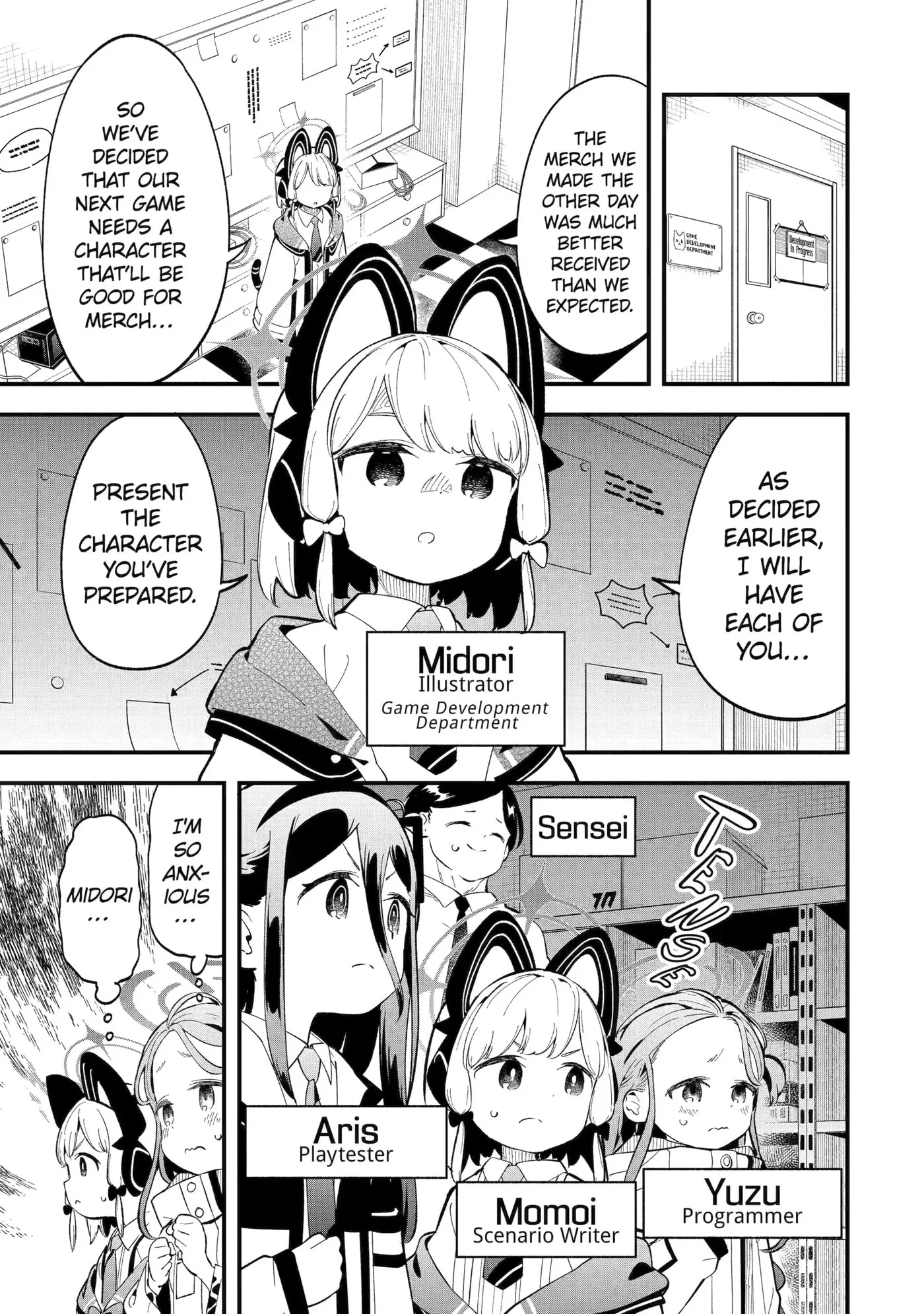 Blue Archive: Game Kaihatsubu Daibouken! Chapter 8 page 2