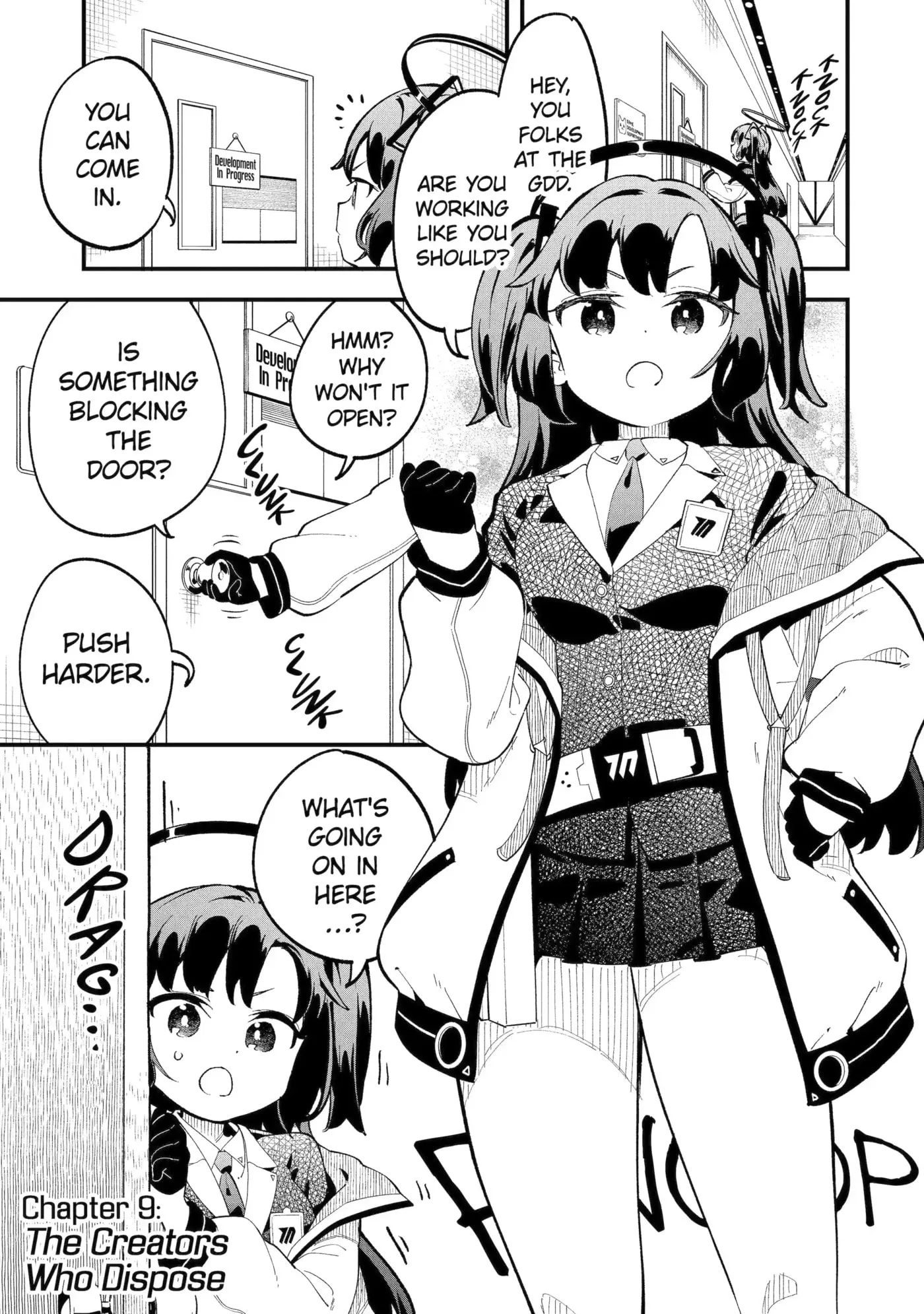 Blue Archive: Game Kaihatsubu Daibouken! Chapter 9 page 1