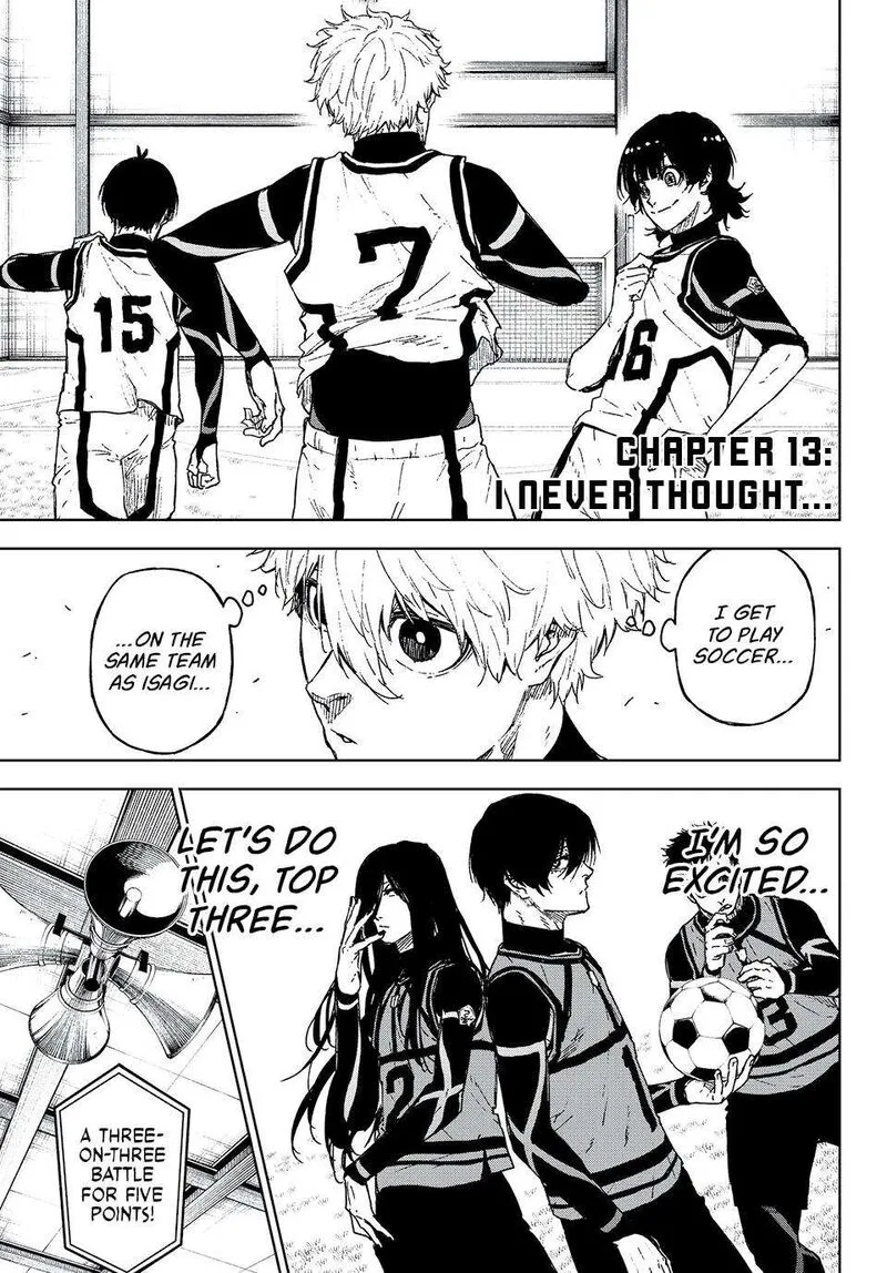 Blue Lock: EPISODE Nagi Chapter 13 page 1
