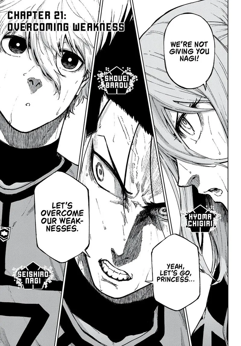 Blue Lock: EPISODE Nagi Chapter 21 page 1