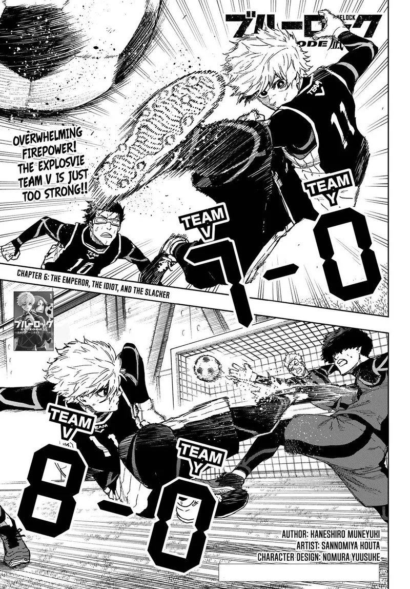 Blue Lock: EPISODE Nagi Chapter 6 page 1