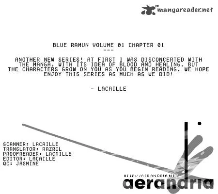 Blue Ramun Chapter 1 page 1