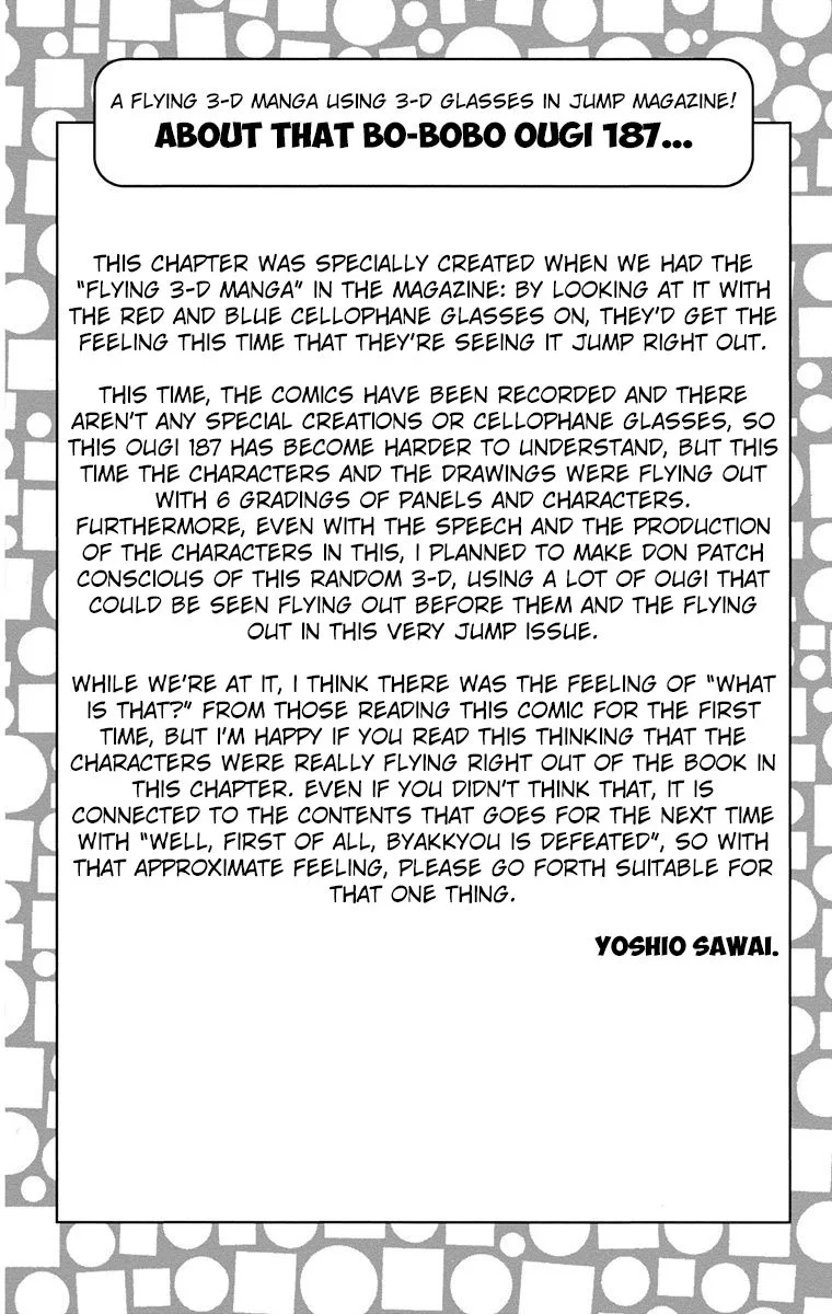 Bobobo-Bo bo-bobo Chapter 187 page 20
