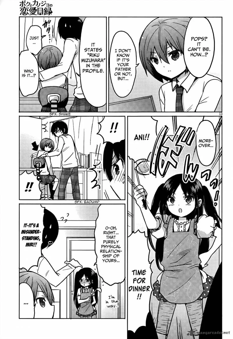 Boku to Kanojo no Renai Mokuroku Chapter 11 page 14
