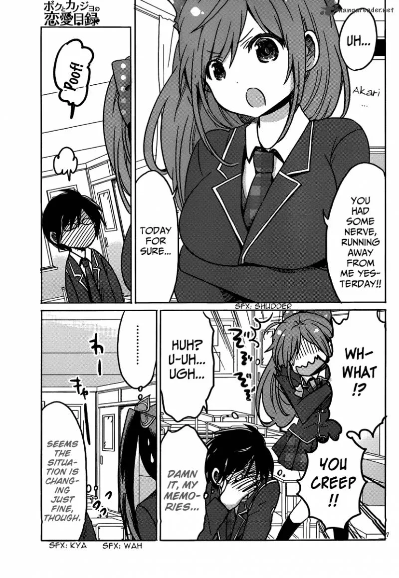 Boku to Kanojo no Renai Mokuroku Chapter 15 page 8