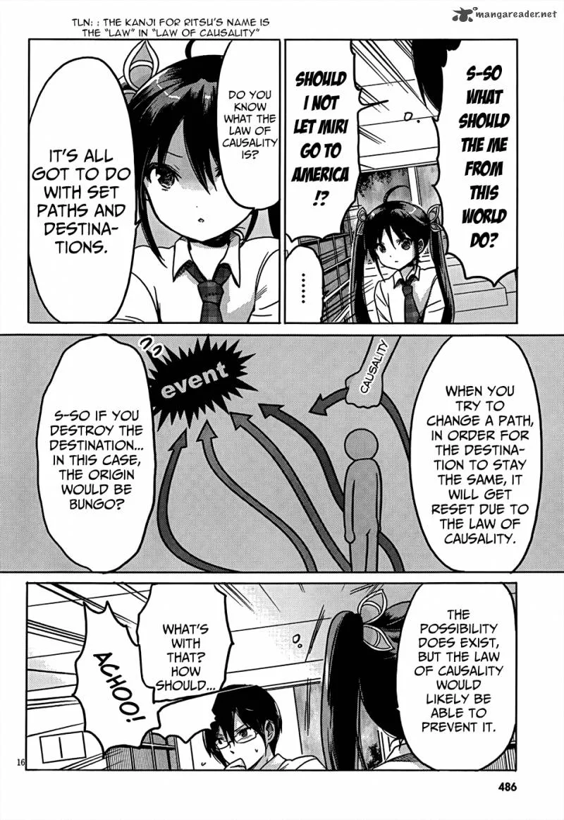 Boku to Kanojo no Renai Mokuroku Chapter 17 page 16