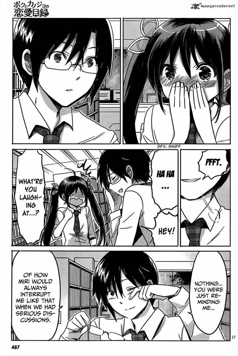 Boku to Kanojo no Renai Mokuroku Chapter 17 page 17