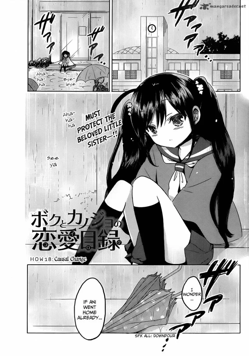 Boku to Kanojo no Renai Mokuroku Chapter 18 page 1