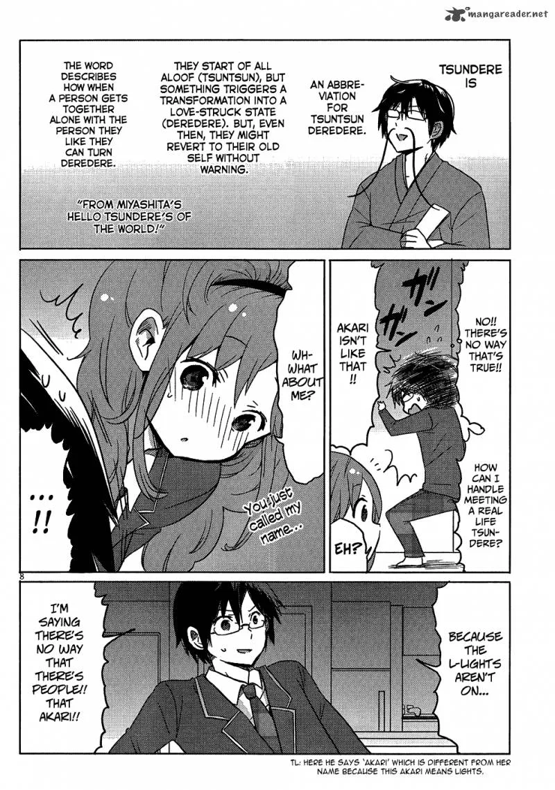 Boku to Kanojo no Renai Mokuroku Chapter 3 page 8
