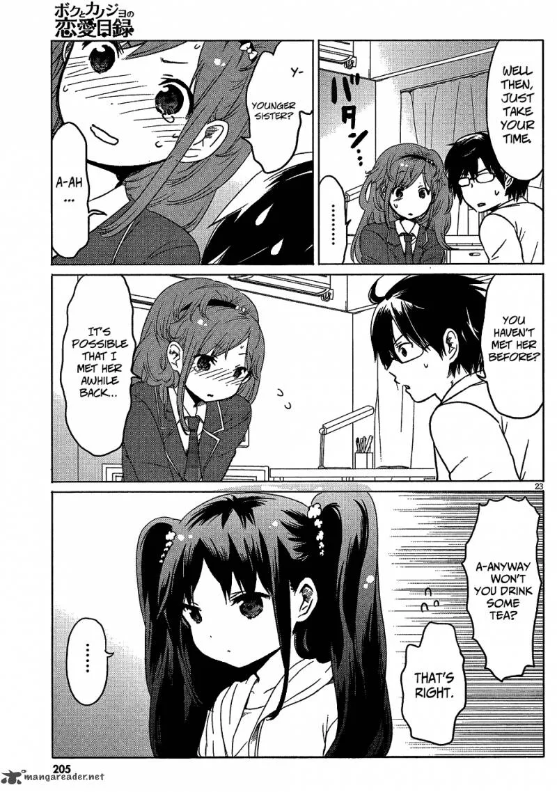 Boku to Kanojo no Renai Mokuroku Chapter 3 page 23