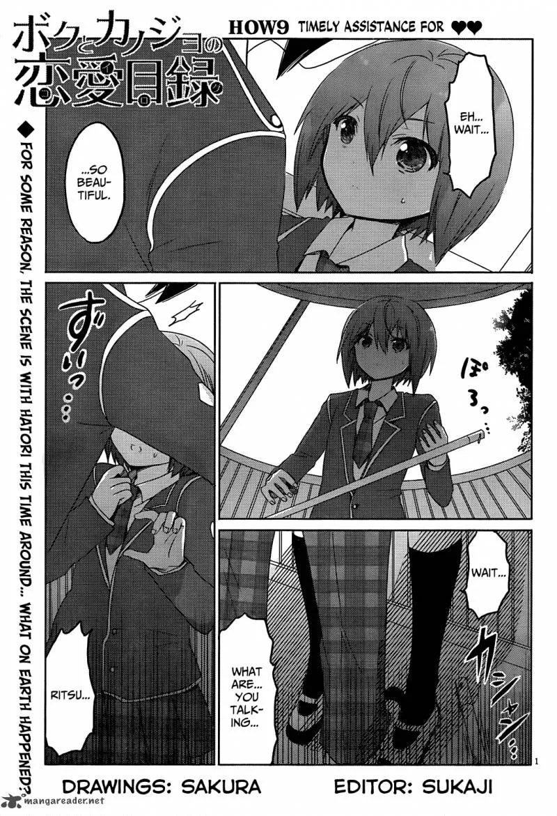 Boku to Kanojo no Renai Mokuroku Chapter 9 page 1