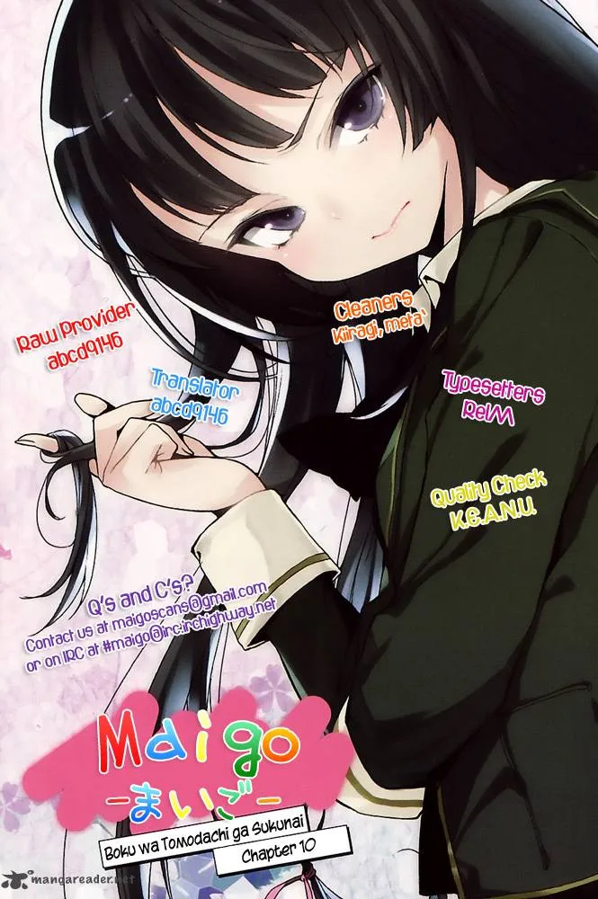 Boku wa Tomodachi ga Sukunai Chapter 10 page 45
