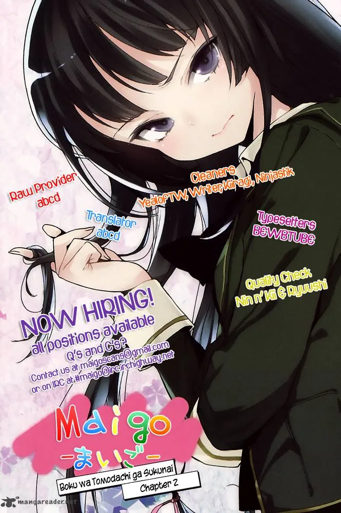 Boku wa Tomodachi ga Sukunai Chapter 2 page 29