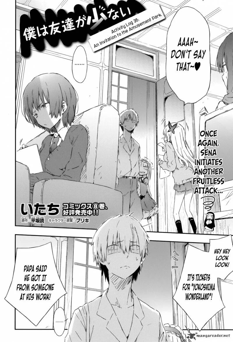 Boku wa Tomodachi ga Sukunai Chapter 36 page 2
