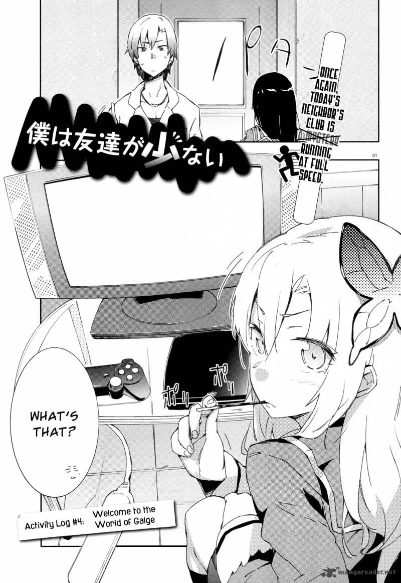Boku wa Tomodachi ga Sukunai Chapter 4 page 1