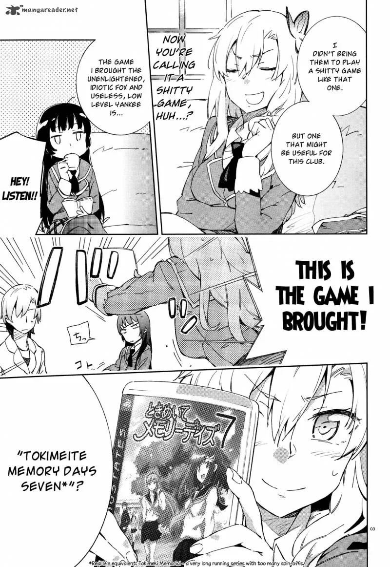 Boku wa Tomodachi ga Sukunai Chapter 4 page 3