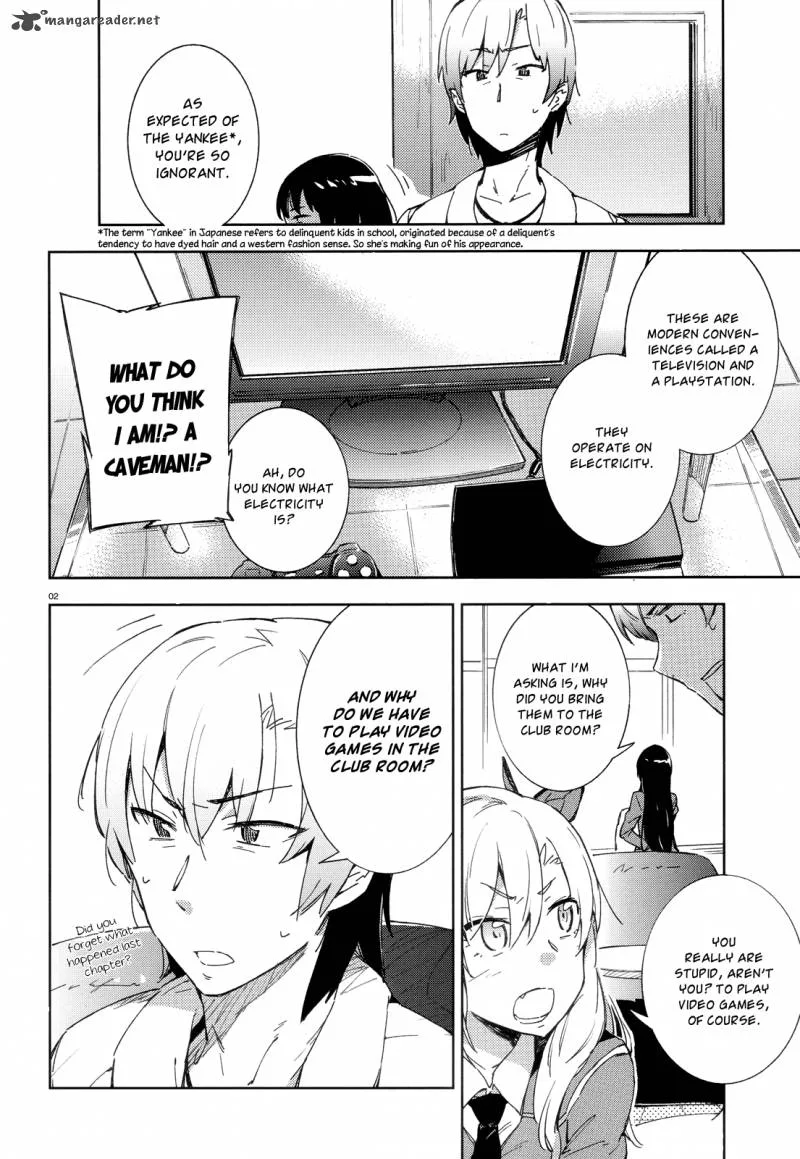 Boku wa Tomodachi ga Sukunai Chapter 4 page 2