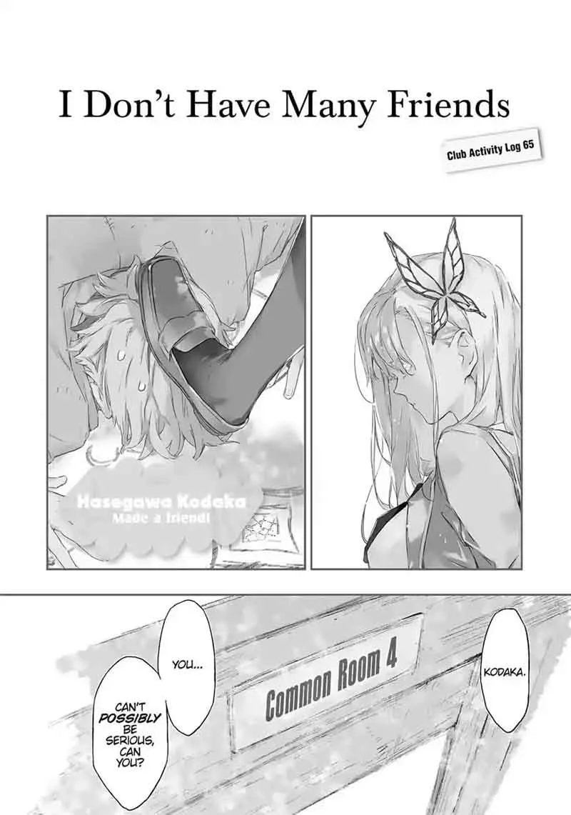 Boku wa Tomodachi ga Sukunai Chapter 65 page 8