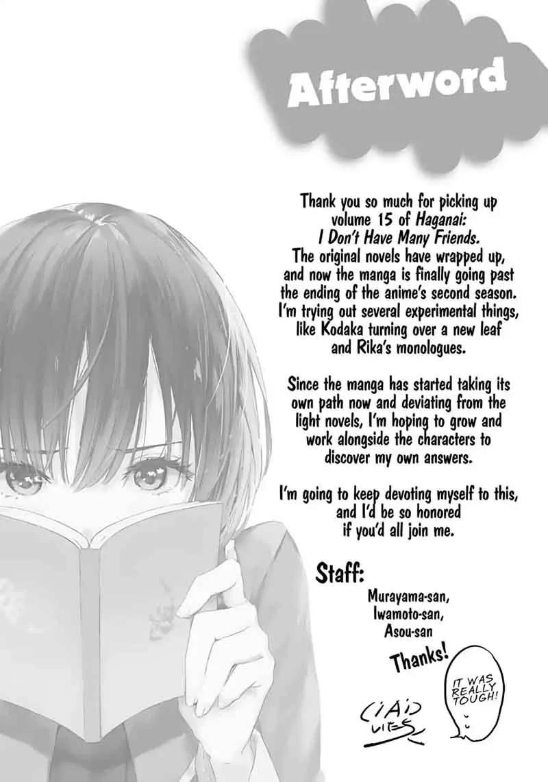 Boku wa Tomodachi ga Sukunai Chapter 69 page 40