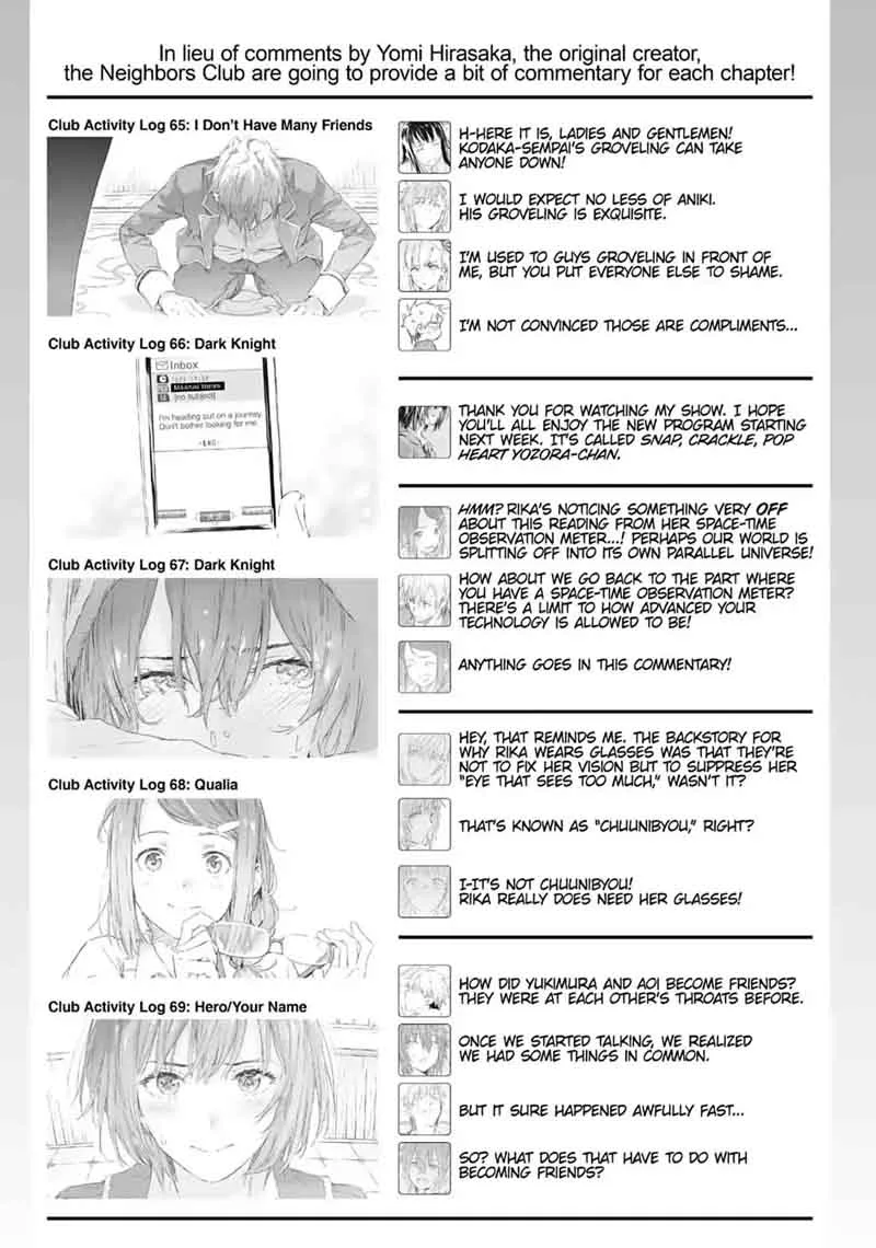 Boku wa Tomodachi ga Sukunai Chapter 69 page 41