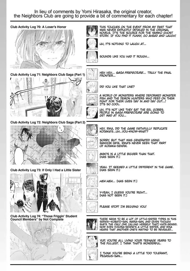 Boku wa Tomodachi ga Sukunai Chapter 74 page 42