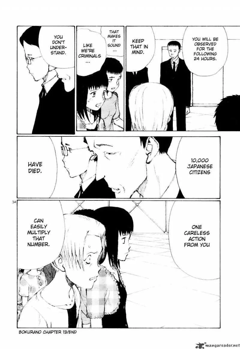 Bokurano Chapter 13 page 35