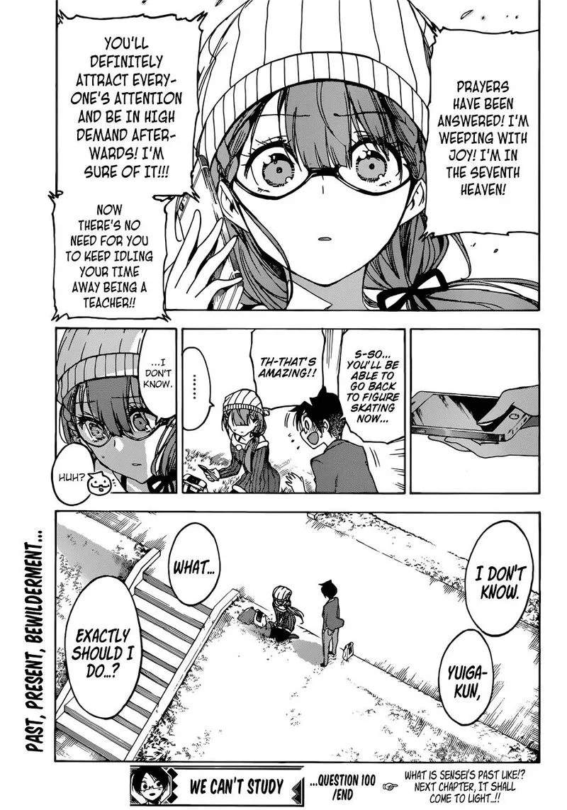 Bokutachi wa Benkyou ga Dekinai Chapter 100 page 19