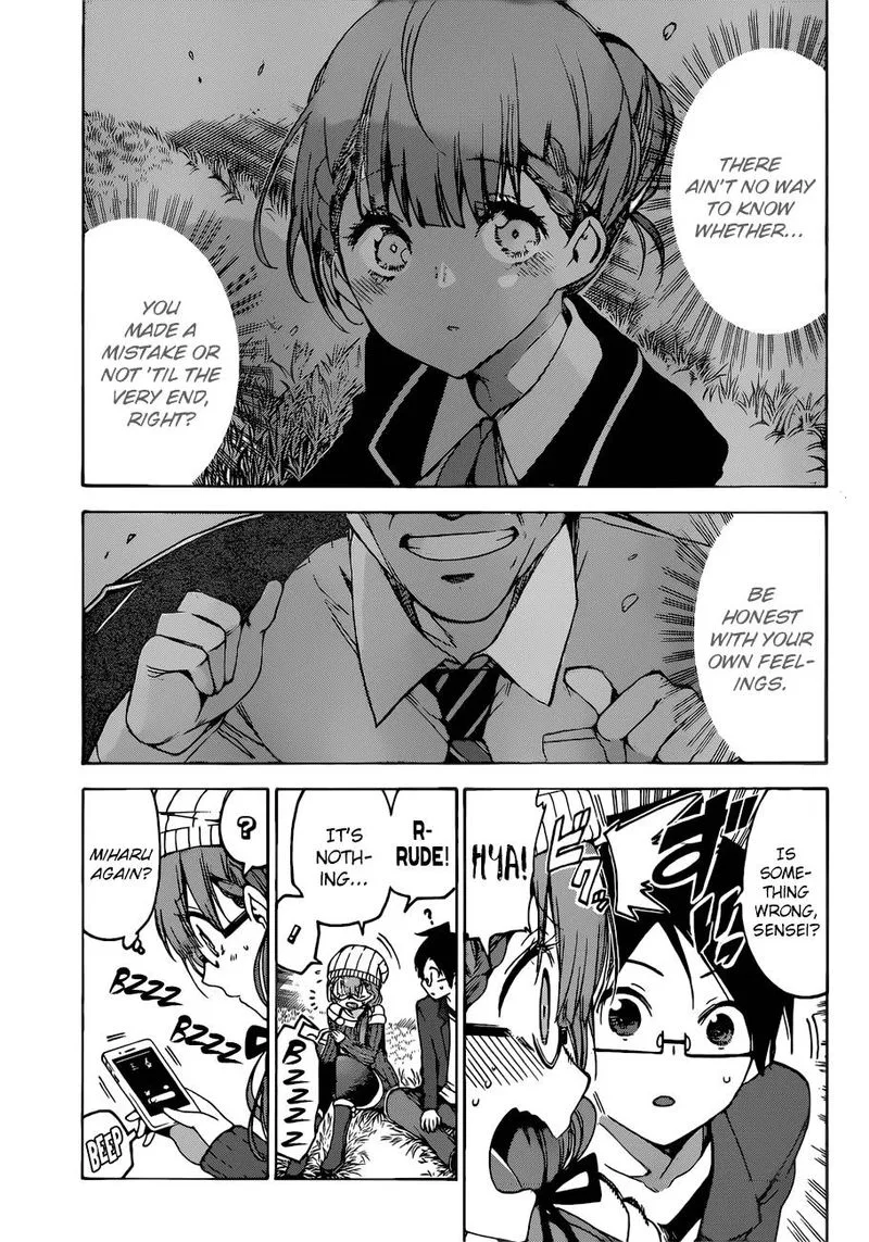 Bokutachi wa Benkyou ga Dekinai Chapter 100 page 17