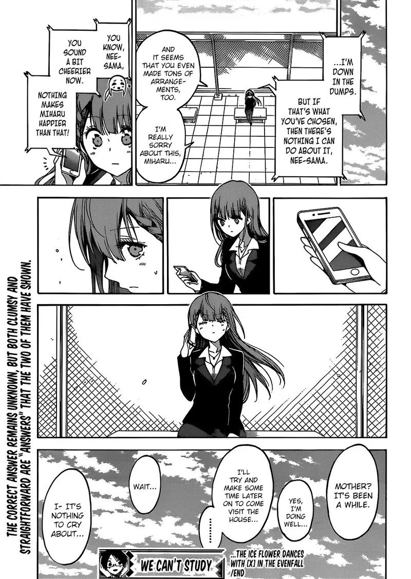 Bokutachi wa Benkyou ga Dekinai Chapter 102 page 19