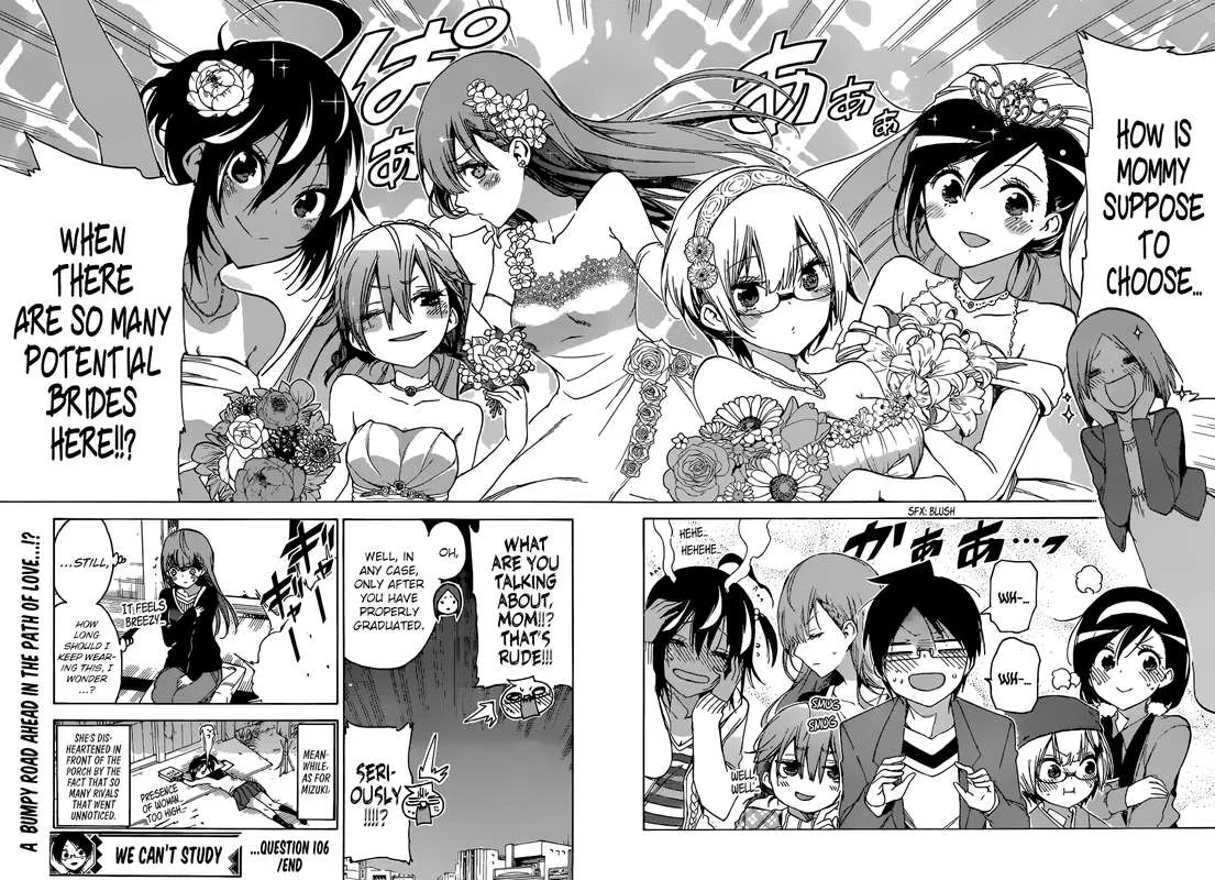 Bokutachi wa Benkyou ga Dekinai Chapter 106 page 22