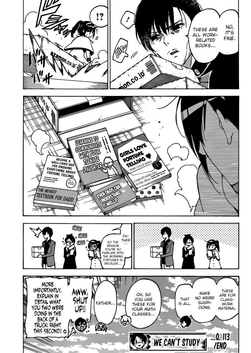 Bokutachi wa Benkyou ga Dekinai Chapter 113 page 19