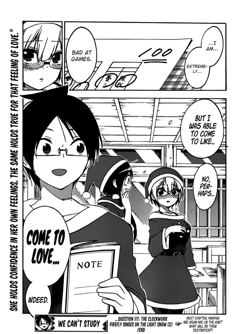 Bokutachi wa Benkyou ga Dekinai Chapter 117 page 19